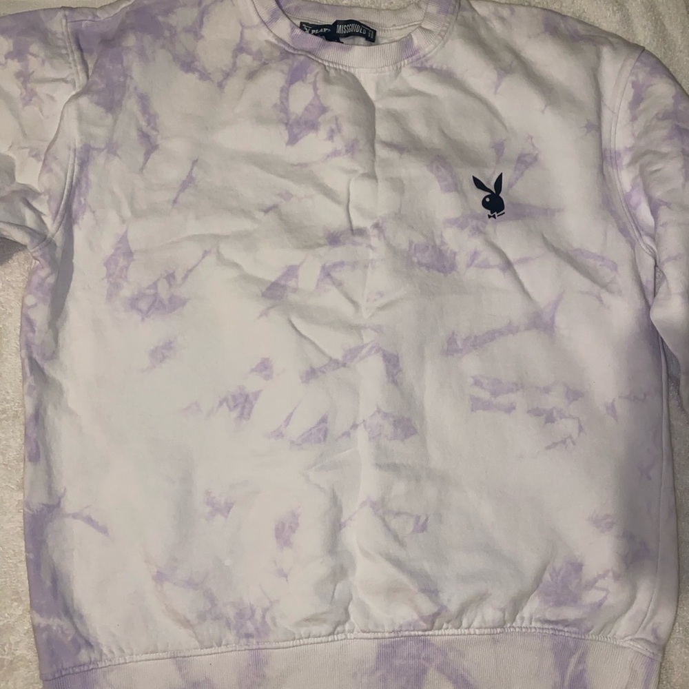 Playboy Purple Tie-Dye Sweatsuit